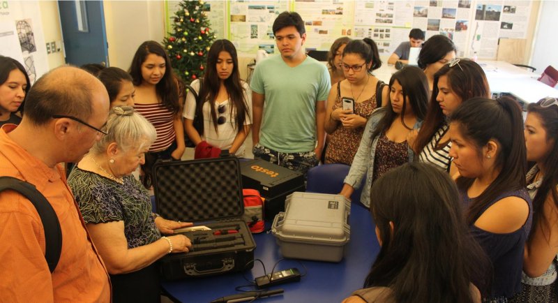 Estudiantes de universidades peruanas visitaron el Laboratorio de Bioclimática