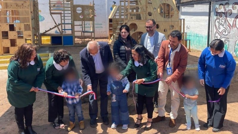 Universidad Central donó estructura interactiva a jardín infantil de La Serena