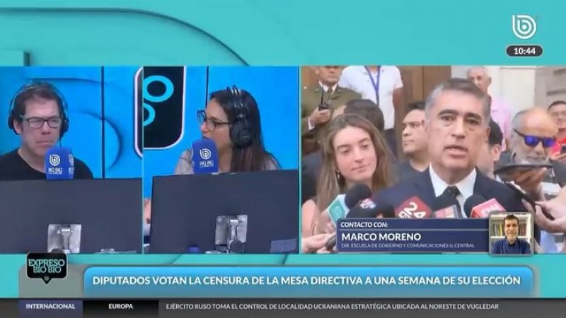 Marco Moreno analizó votación de censura en la Cámara de Diputados